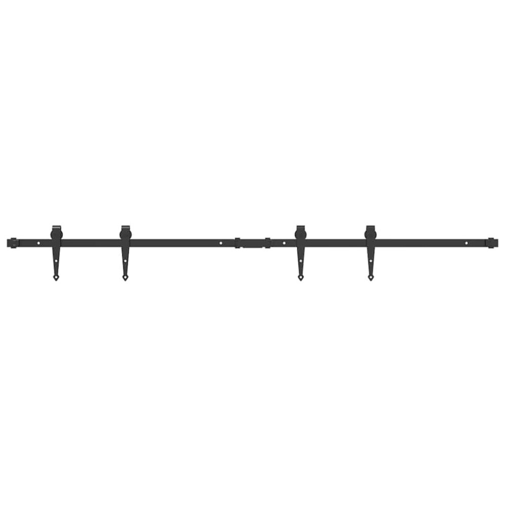 vidaXL Set uși glisante pentru dulap 152 cm oțel carbon