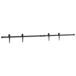 vidaXL Set uși glisante pentru dulap 183 cm oțel carbon vidaXL Set uși glisante pentru dulap 183 cm oțel carbon
