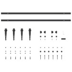 vidaXL Set uși glisante pentru dulap 200 cm oțel carbon vidaXL Set uși glisante pentru dulap 200 cm oțel carbon