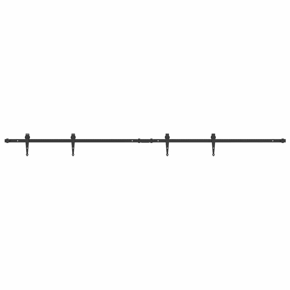 vidaXL Set uși glisante pentru dulap 213 cm oțel carbon
