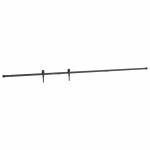 vidaXL Set uși glisante pentru dulap 244 cm oțel carbon vidaXL Set uși glisante pentru dulap 244 cm oțel carbon