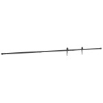 vidaXL Set uși glisante pentru dulap 244 cm oțel carbon vidaXL Set uși glisante pentru dulap 244 cm oțel carbon