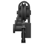 vidaXL Set feronerie pentru uși glisante, negru, 152,5 cm, oțel