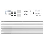 vidaXL Set de feronerie pentru uși glisante 183 cm din aliaj aluminiu vidaXL Set de feronerie pentru uși glisante 183 cm din aliaj aluminiu