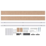 vidaXL Set de feronerie pentru uși glisante 183 cm din aliaj aluminiu vidaXL Set de feronerie pentru uși glisante 183 cm din aliaj aluminiu