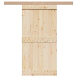 vidaXL Set de feronerie pentru uși glisante 200 cm din aliaj aluminiu vidaXL Set de feronerie pentru uși glisante 200 cm din aliaj aluminiu