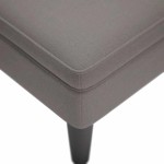 vidaXL Șezlong cu pernă și cotieră dreaptă, gri taupe, textil vidaXL Șezlong cu pernă și cotieră dreaptă, gri taupe, textil