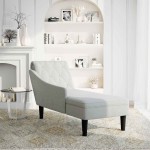 vidaXL Șezlong cu pernă și cotieră dreaptă, gri nor, textil vidaXL Șezlong cu pernă și cotieră dreaptă, gri nor, textil
