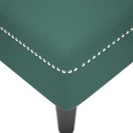 vidaXL Șezlong cu pernă și cotieră dreapta, verde închis, catifea vidaXL Șezlong cu pernă și cotieră dreapta, verde închis, catifea