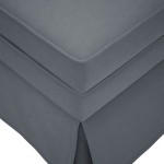 vidaXL Sezlong cu suport și cotiera dreaptă catifea gri închis vidaXL Sezlong cu suport și cotiera dreaptă catifea gri închis