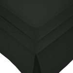 vidaXL Sezlong cu suport și cotiera dreaptă catifea neagră vidaXL Sezlong cu suport și cotiera dreaptă catifea neagră