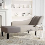 vidaXL Sezlong cu cotieră dreaptă din material taupe vidaXL Sezlong cu cotieră dreaptă din material taupe