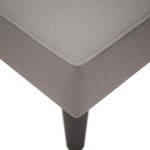 vidaXL Sezlong cu cotieră dreaptă din material taupe vidaXL Sezlong cu cotieră dreaptă din material taupe