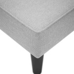 vidaXL Sezlong cu cotieră dreaptă din material gri nor vidaXL Sezlong cu cotieră dreaptă din material gri nor