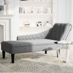 vidaXL Șezlong cu pernă și cotieră dreaptă, gri deschis, textil vidaXL Șezlong cu pernă și cotieră dreaptă, gri deschis, textil