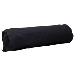 vidaXL Membrană geotextilă, negru, 1 x 150 m, fibră de poliester