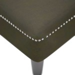 vidaXL Șezlong cu pernă și cotieră dreaptă, verde kaki piele ecologică vidaXL Șezlong cu pernă și cotieră dreaptă, verde kaki piele ecologică