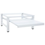 vidaXL Suport mașină de spălat cu raft retractabil, alb vidaXL Suport mașină de spălat cu raft retractabil, alb