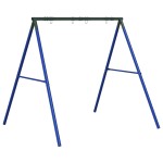 vidaXL Cadru balansoar de exterior 4 cârlige de agățat, albastru, oțel vidaXL Cadru balansoar de exterior 4 cârlige de agățat, albastru, oțel
