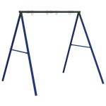 vidaXL Cadru balansoar de exterior 4 cârlige de agățat, albastru, oțel vidaXL Cadru balansoar de exterior 4 cârlige de agățat, albastru, oțel