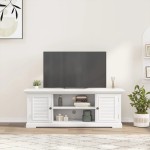 vidaXL Dulap TV, alb, 110x30x41 cm, lemn prelucrat vidaXL Dulap TV, alb, 110x30x41 cm, lemn prelucrat