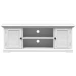 vidaXL Dulap TV, alb, 110x30x41 cm, lemn prelucrat vidaXL Dulap TV, alb, 110x30x41 cm, lemn prelucrat