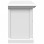 vidaXL Dulap TV, alb, 110x30x41 cm, lemn prelucrat vidaXL Dulap TV, alb, 110x30x41 cm, lemn prelucrat