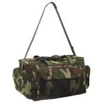 vidaXL Geantă de pescuit, verde camuflaj, țesătură oxford impermeabilă vidaXL Geantă de pescuit, verde camuflaj, țesătură oxford impermeabilă