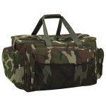 vidaXL Geantă de pescuit, verde camuflaj, țesătură oxford impermeabilă vidaXL Geantă de pescuit, verde camuflaj, țesătură oxford impermeabilă