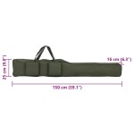 vidaXL Geantă pentru undiță, verde închis, 150 cm, țesătură oxford vidaXL Geantă pentru undiță, verde închis, 150 cm, țesătură oxford