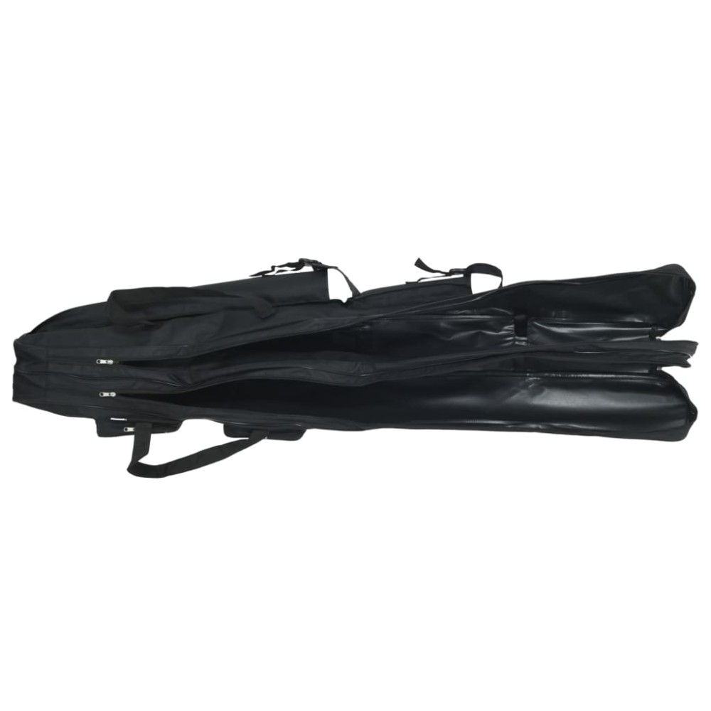 vidaXL Geantă pentru undiță, negru, 160 cm, țesătură oxford