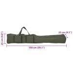 vidaXL Geantă pentru undiță, verde închis, 150 cm, țesătură oxford vidaXL Geantă pentru undiță, verde închis, 150 cm, țesătură oxford