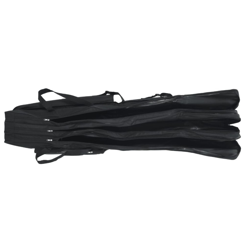 vidaXL Geantă pentru undiță, negru, 150 cm, țesătură oxford