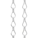 vidaXL Paravan de ușă cu lanț, 56x186 cm, aluminiu vidaXL Paravan de ușă cu lanț, 56x186 cm, aluminiu