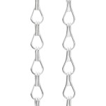 vidaXL Paravan de ușă cu lanț, 56x202 cm, aluminiu vidaXL Paravan de ușă cu lanț, 56x202 cm, aluminiu
