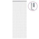 vidaXL Paravan de ușă cu lanț, 80x221 cm, aluminiu