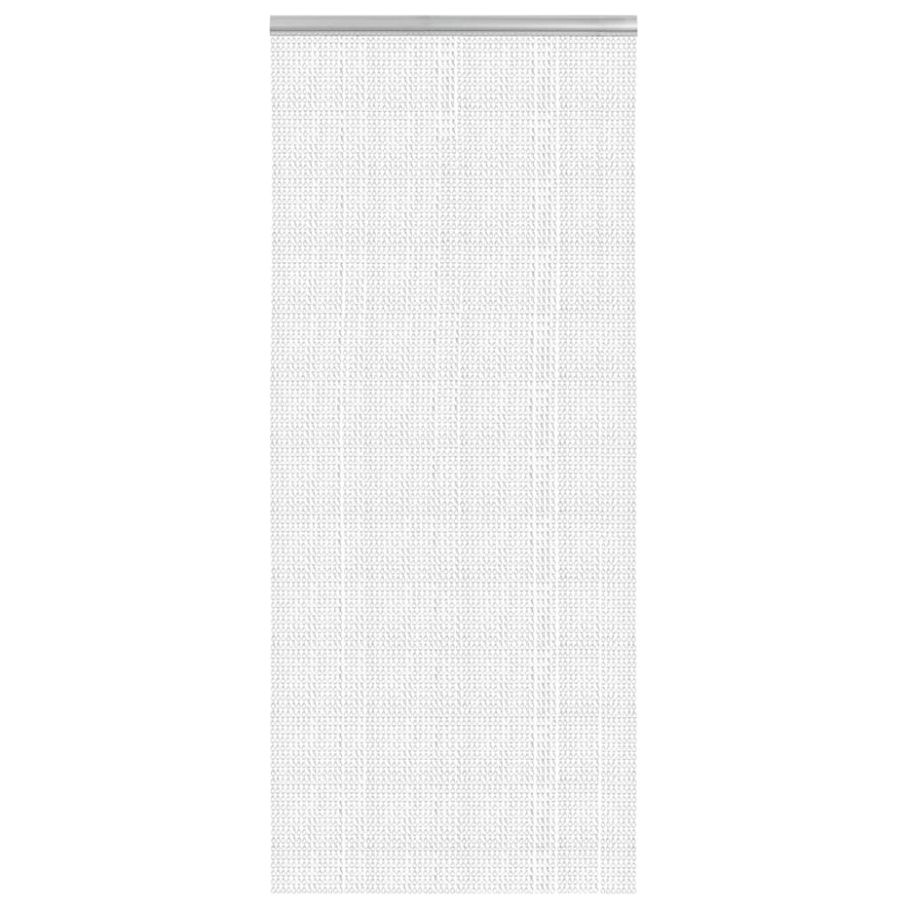 vidaXL Paravan de ușă cu lanț, 90x200 cm, aluminiu