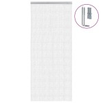 vidaXL Paravan de ușă cu lanț, 90x200 cm, aluminiu vidaXL Paravan de ușă cu lanț, 90x200 cm, aluminiu