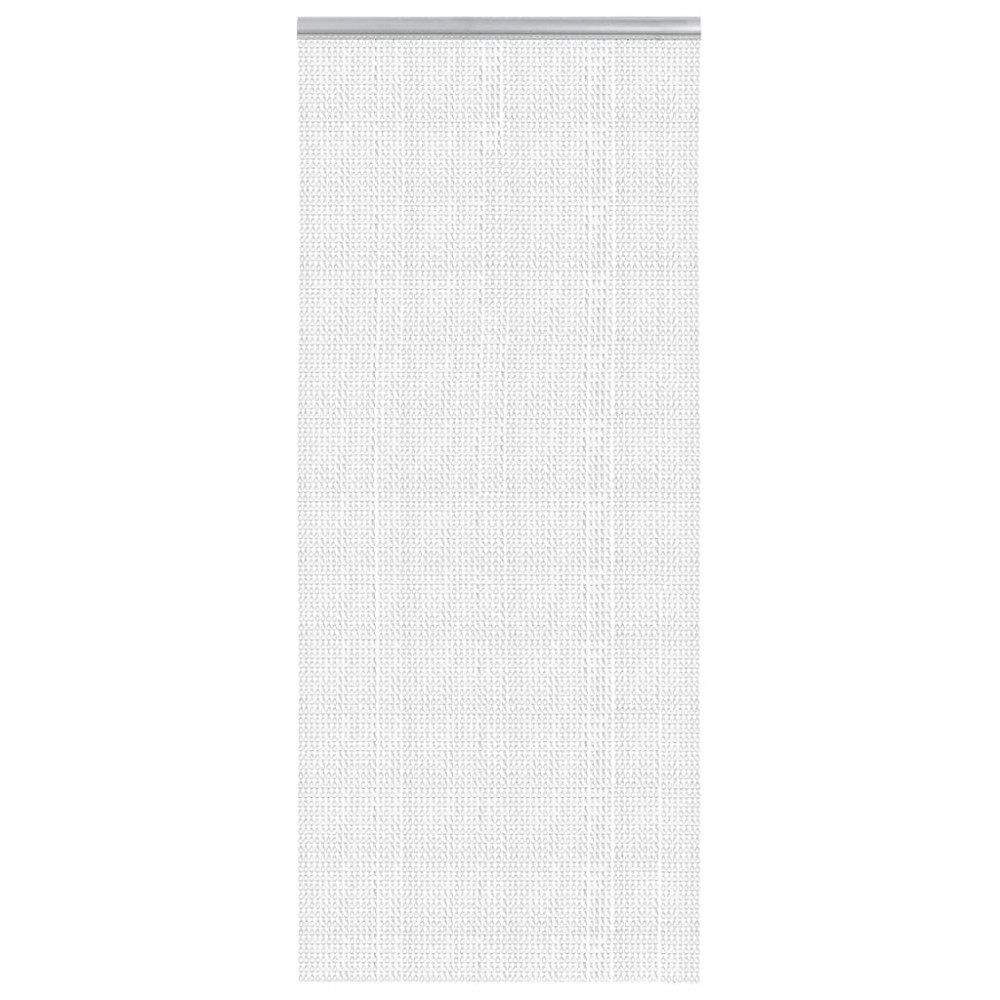 vidaXL Paravan de ușă cu lanț, 90x212 cm, aluminiu