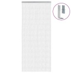 vidaXL Paravan de ușă cu lanț, 90x212 cm, aluminiu