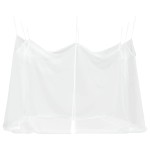 vidaXL Plasă de țânțari pentru exterior 220 ochiuri alb 300x300x250 cm