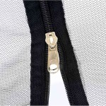 vidaXL Plasă de țânțari pentru exterior 220 ochiuri neagră 300x300x200 cm