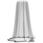 vidaXL Plasa de tantari pentru umbrela 220 ochiuri negru Φ300x230 cm vidaXL Plasa de tantari pentru umbrela 220 ochiuri negru Φ300x230 cm