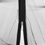 vidaXL Plasa de tantari pentru umbrela 220 ochiuri negru Φ300x230 cm vidaXL Plasa de tantari pentru umbrela 220 ochiuri negru Φ300x230 cm
