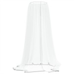 vidaXL Plasa de tantari pentru umbrela 220 ochiuri alb Φ300x230 cm vidaXL Plasa de tantari pentru umbrela 220 ochiuri alb Φ300x230 cm