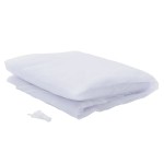 vidaXL Plasa de tantari pentru umbrela 220 ochiuri alb Φ300x230 cm vidaXL Plasa de tantari pentru umbrela 220 ochiuri alb Φ300x230 cm