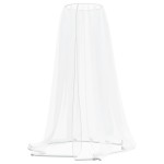 vidaXL Plasa de tantari pentru umbrela 220 ochiuri alb Φ300x230 cm vidaXL Plasa de tantari pentru umbrela 220 ochiuri alb Φ300x230 cm