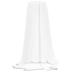 vidaXL Plasa de tantari pentru umbrela 220 ochiuri alb Φ330x250 cm vidaXL Plasa de tantari pentru umbrela 220 ochiuri alb Φ330x250 cm