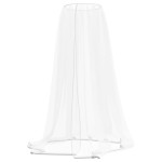 vidaXL Plasa de tantari pentru umbrela 220 ochiuri alb Φ330x250 cm vidaXL Plasa de tantari pentru umbrela 220 ochiuri alb Φ330x250 cm