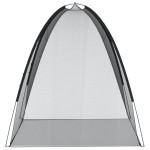 vidaXL Plasa țânțari Mongolia cu uși, 220 ochiuri negru 200x120x130 cm vidaXL Plasa țânțari Mongolia cu uși, 220 ochiuri negru 200x120x130 cm